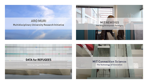 Image grid of the title screens of SSRC's research story videos