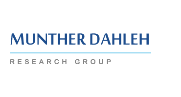 Munther Dahleh Research Group Logo - the words "Munther Dahleh" in slate blue over a turquiose line with the words "Research Group" in medium grey below it